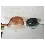 Orgreenic Pot, Amber Colored Pot Both With Top