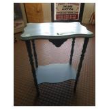 Blue End Table