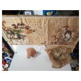 Oriental Inspired Table Runner, Chair Covers