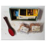 Cedar Hanger Rings, Lint Brush, Assorted Sewing