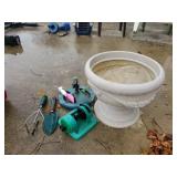 Garden Tools And Planter