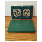 Reed and Barton, silver and gold Christmas