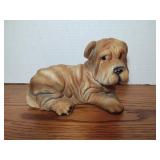 Shar Pei porcelain figurine - 7" x 4"