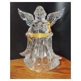 Clear Acrylic Angel Tree Topper w/ red stones and
