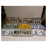 Assorted License Plates