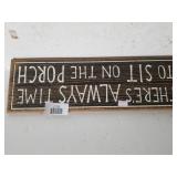 Wood Decorative Sign