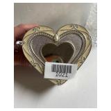 Heart Shaped Trinket Box - Engraved Mom