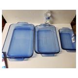 Anchor Hocking Cobalt Blue Casserole Dishes