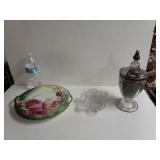 Bavaria Decorative Plate, And Candy Dishes