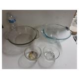 Anchor Hocking And Pyrex Mixing Bowls