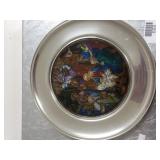 Beautiful Stained Glass Plate Depicting The Birth