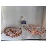 Vintage Pink Depression Dish & Vintage Pink