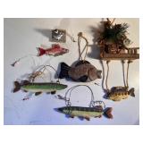 Vintage Fish Ornaments