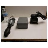 Drop Light, Electrical Box And Black And Decker