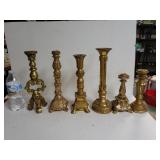 Gold Tone Candlesticks