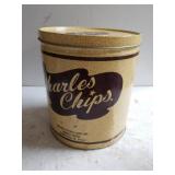 Vintage Charles Chip Can