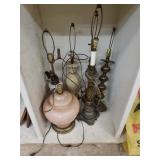 Large Lot Of Lamps