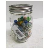 Ball Jar With Marbles