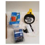 Flashlight, Roofing Screws & Other Items