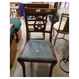 Antique Cherry Wood Dining Chair