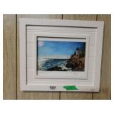 Bass Harbor Lighthouse Picture Signed By Artist