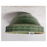 Green Window Pane Glaze 9 McCoy Mixing Bowl