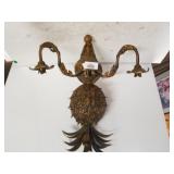 Metal Pineapple Candle Sconce