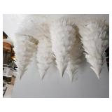 White Feathered Xmas Trees