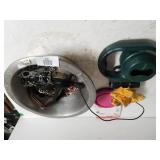 Dog Bowl, Chain & Other Items