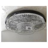 Revolving Glass Dip/Vegetable Tray