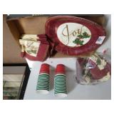 Holiday Napkins, Cups