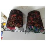 Wire Baskets With Potpourri,  Lights