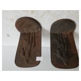 Cast Iron Native American Bookends