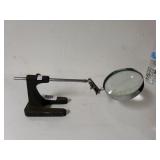 Vintage Table Top  Adjustable Magnifying Glass
