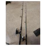 Shakespeare Black Beauty And Fina Fishing Poles