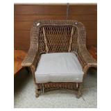 Oversized Wicker Chair