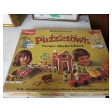 Vintage Playskool Puzzletown Farm.
