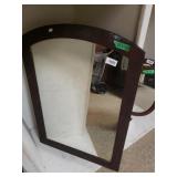Antique Mahogany Framed Wall Mirror