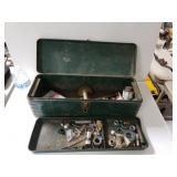 Metal Toolbox With Contents