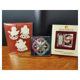 Group of Christmas Ornaments - Lenox, Baldwin and