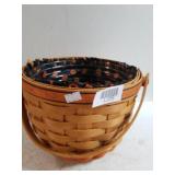 Longaberger Basket With Halloween Liner