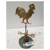 Brass Like Weathervane On Marble Like Base