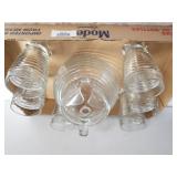 Spiral Glassware Pitcher Set