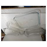 Anchor Hocking Clear Glass Casserole Dishes &