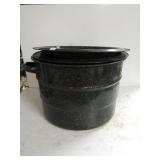 Large Black Speckled Canning Pot