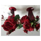 Red Floral Decor