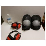 Knee Pads And Safety Ear Muffs
