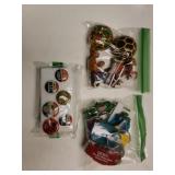 Vintage Metal Toys, Keychains And Nixon Pins