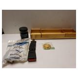 Cadillac Emblem, Tarp Clips, Seat Belt And Box