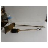 Brass Like Fireplace Accessories